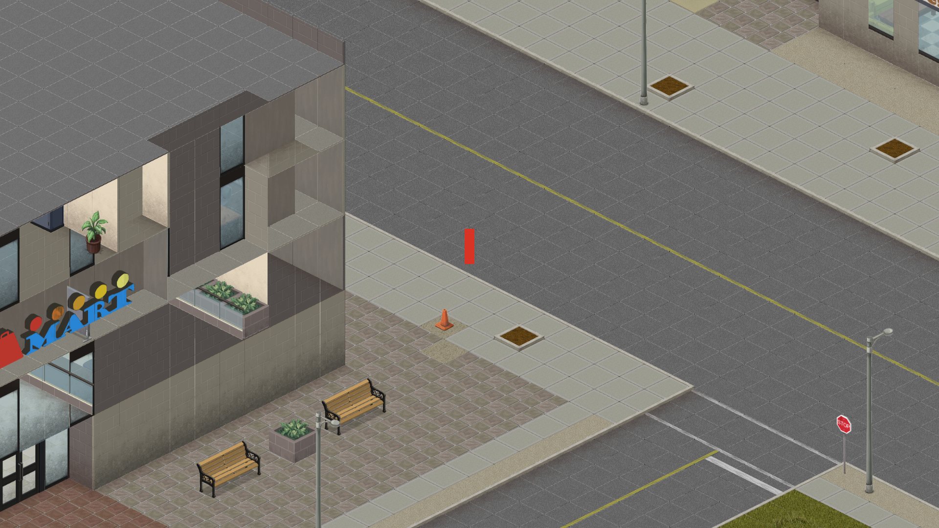 Muldraugh street rendered by pz-rust
